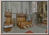 Zustand im Chor 2019, ohne Chororgel.