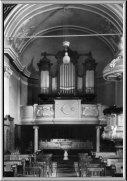 Orgel am ursprünglichen Standort in St. Moritz Dorf