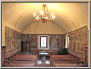 Ansicht des Kirchenraumes, vom Standort der Orgel aus gesehen.