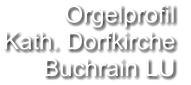 Orgelprofil  Kath. Dorfkirche Buchrain LU