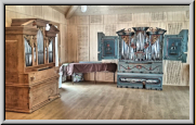 links: Orgel Grob, rechts: Orgel Ammnann