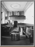 Raumansicht 1925, mit Orgel Kuhn 1925 (II/7)