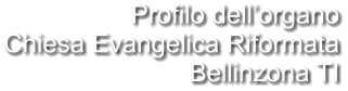 Profilo dell’organo Chiesa Evangelica Riformata Bellinzona TI