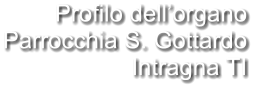 Profilo dell’organo Parrocchia S. Gottardo Intragna TI