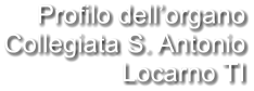 Profilo dell’organo Collegiata S. Antonio Locarno TI