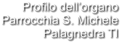 Profilo dell’organo Parrocchia S. Michele Palagnedra TI