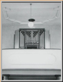 Füglister-Orgel von 1971 nach Versetzung 1981 von Zermatt nach Niederwil ZG