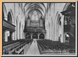 Raumansicht mit Orgel 1882, mechanische Kegelladen, Johann Nepomuk Kuhn, 3P/42